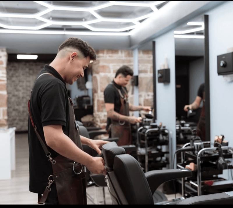 Faithful Barbers shop interior